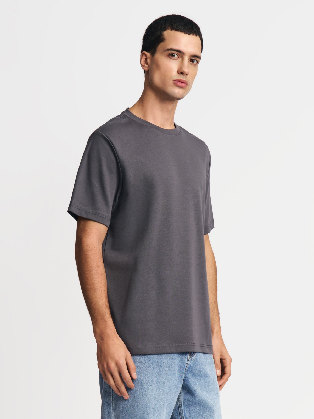 Футболка из хлопка с коротким рукавом