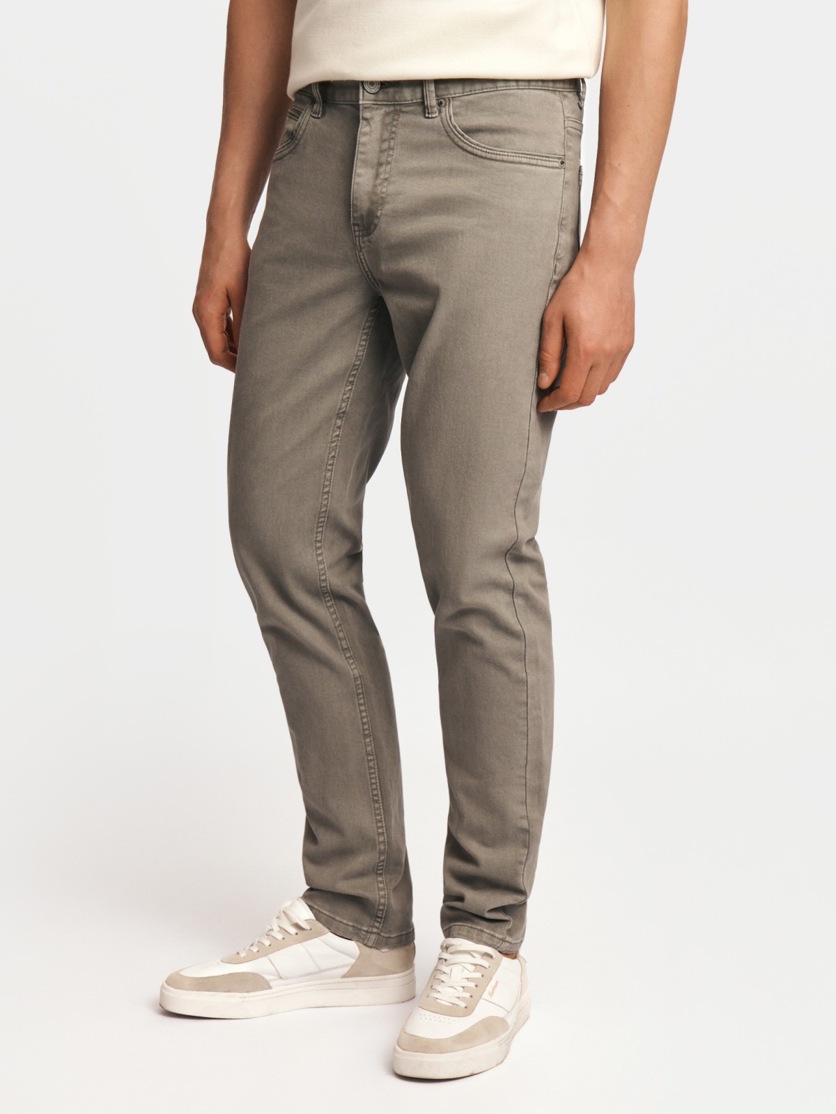 Джинсы фасона Tapered из хлопка