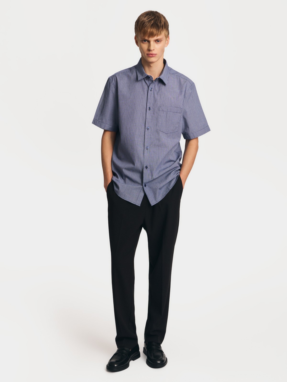 Рубашка с  короткими рукавами