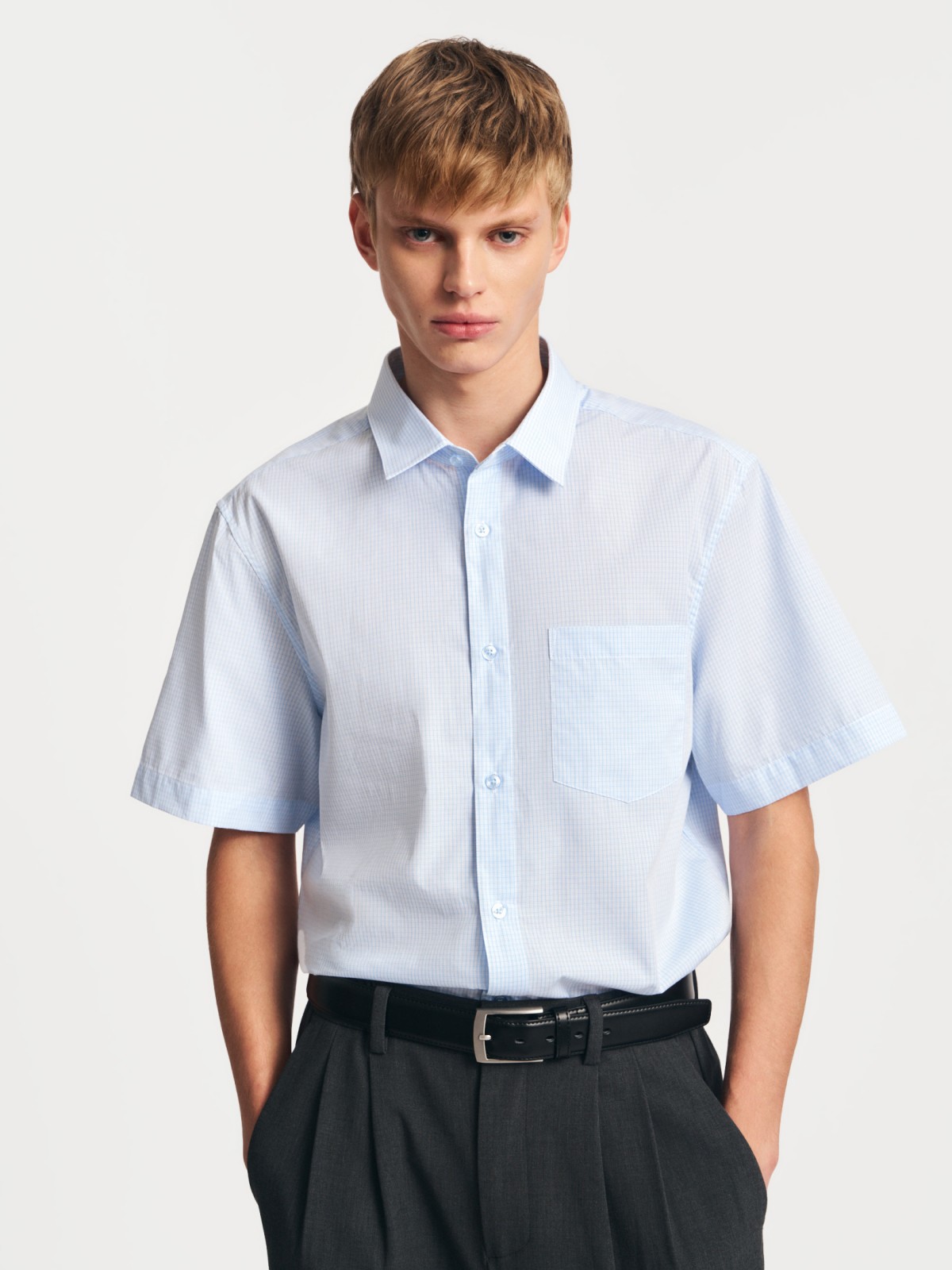 Рубашка с  короткими рукавами