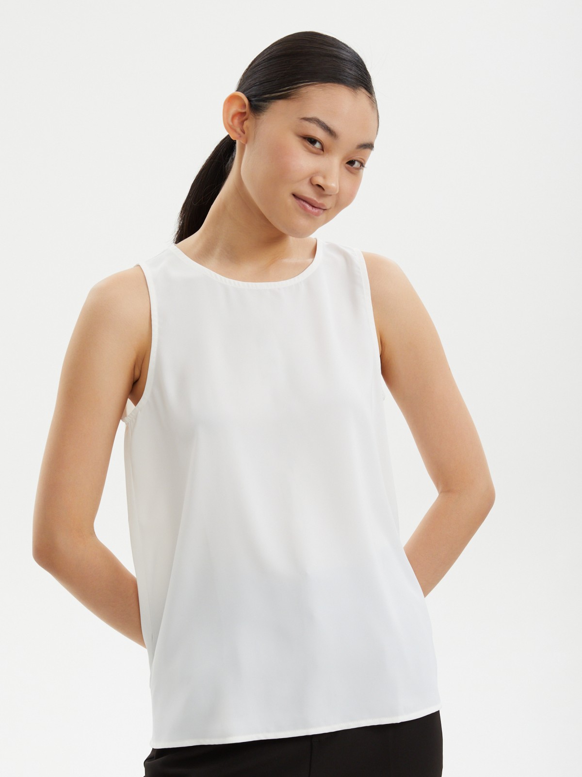 Топ-блузка без рукавов