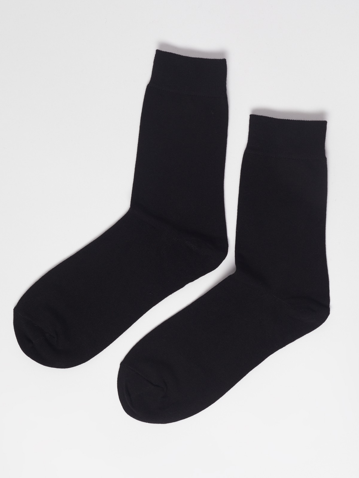 Набор высоких носков (3 пары в комплекте) zolla 01311995G015, цвет черный, размер 25-27 - фото 3