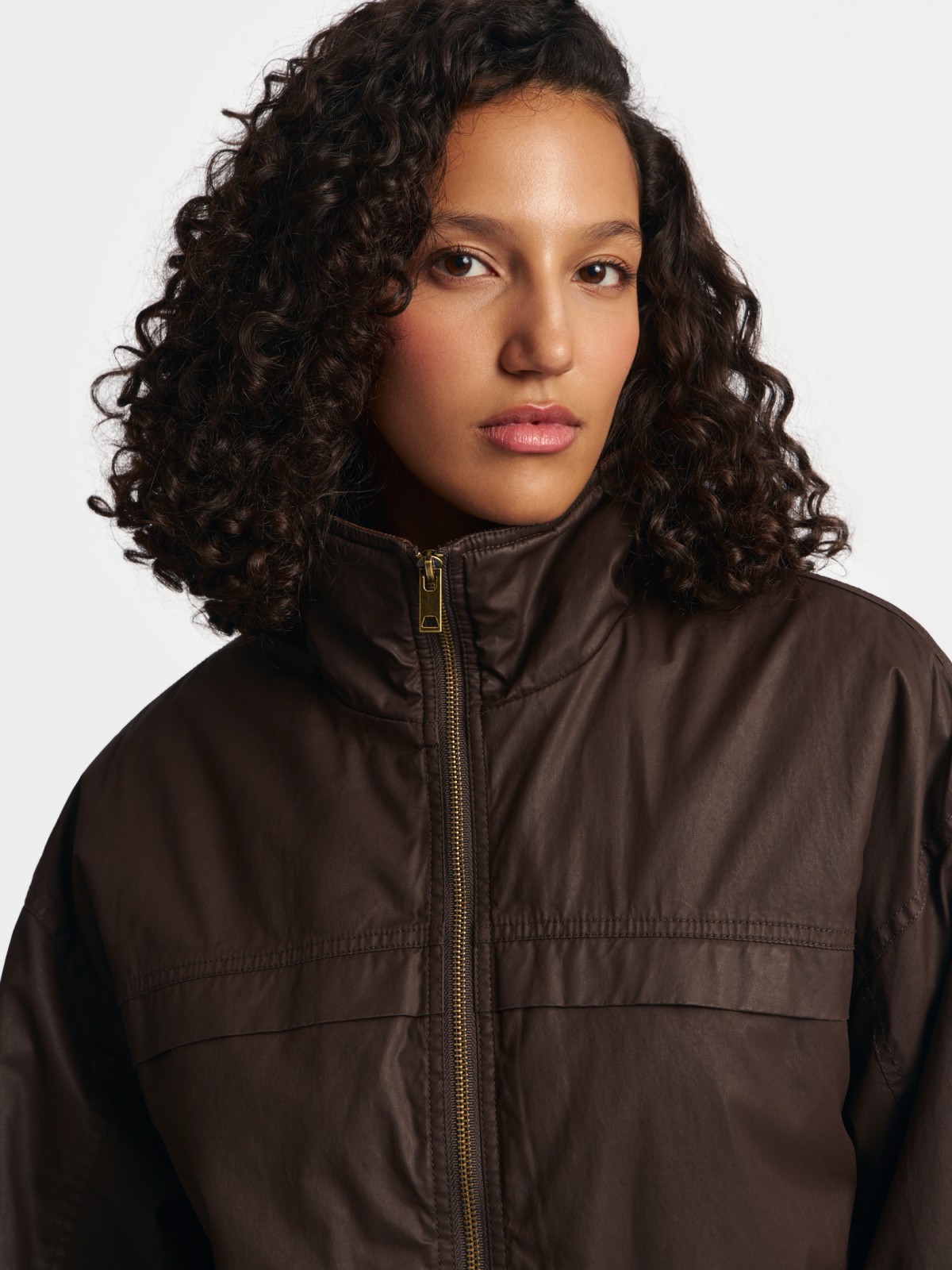 Куртка-парка на синтепоне с воротником