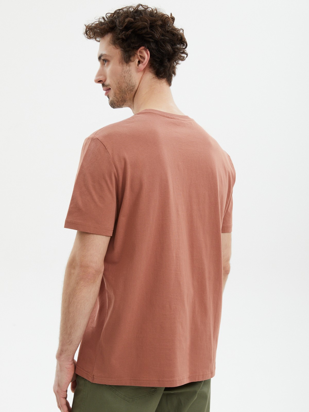 Футболка из хлопка с принтом