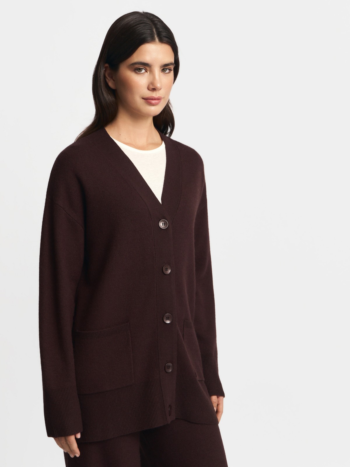 Трикотажный кардиган на пуговицах