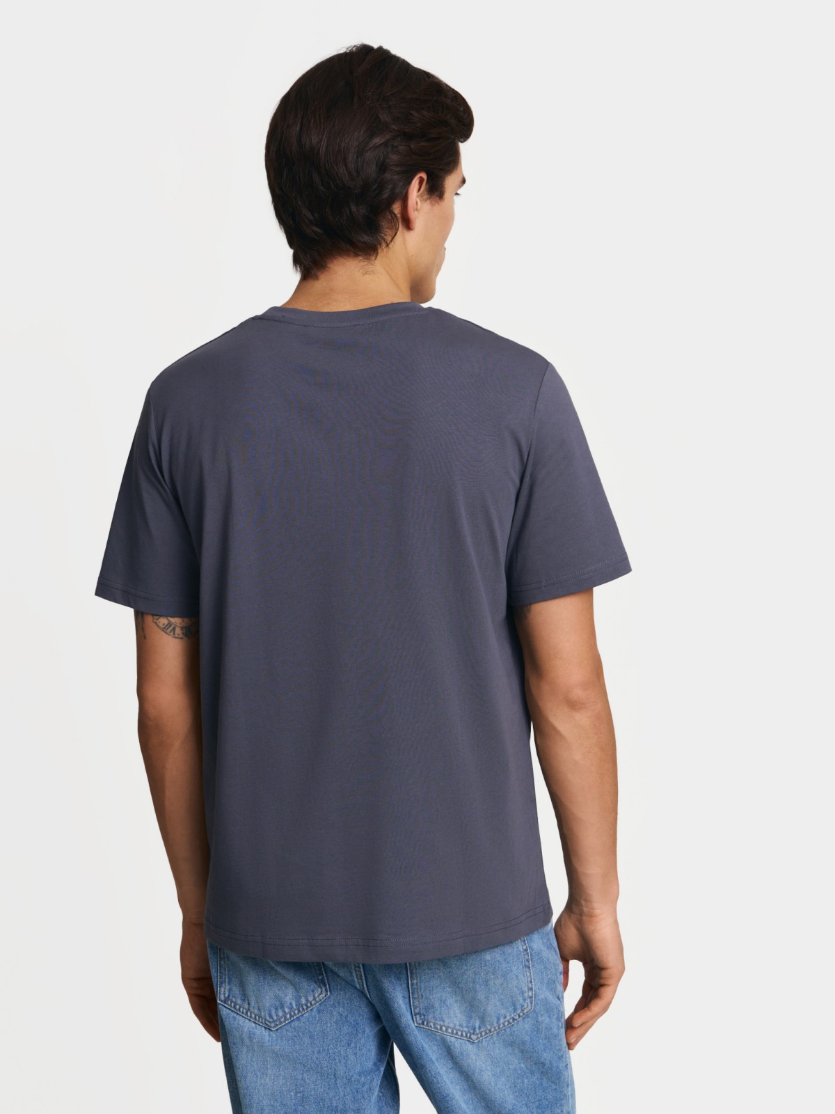 Футболка из хлопка с надписью 