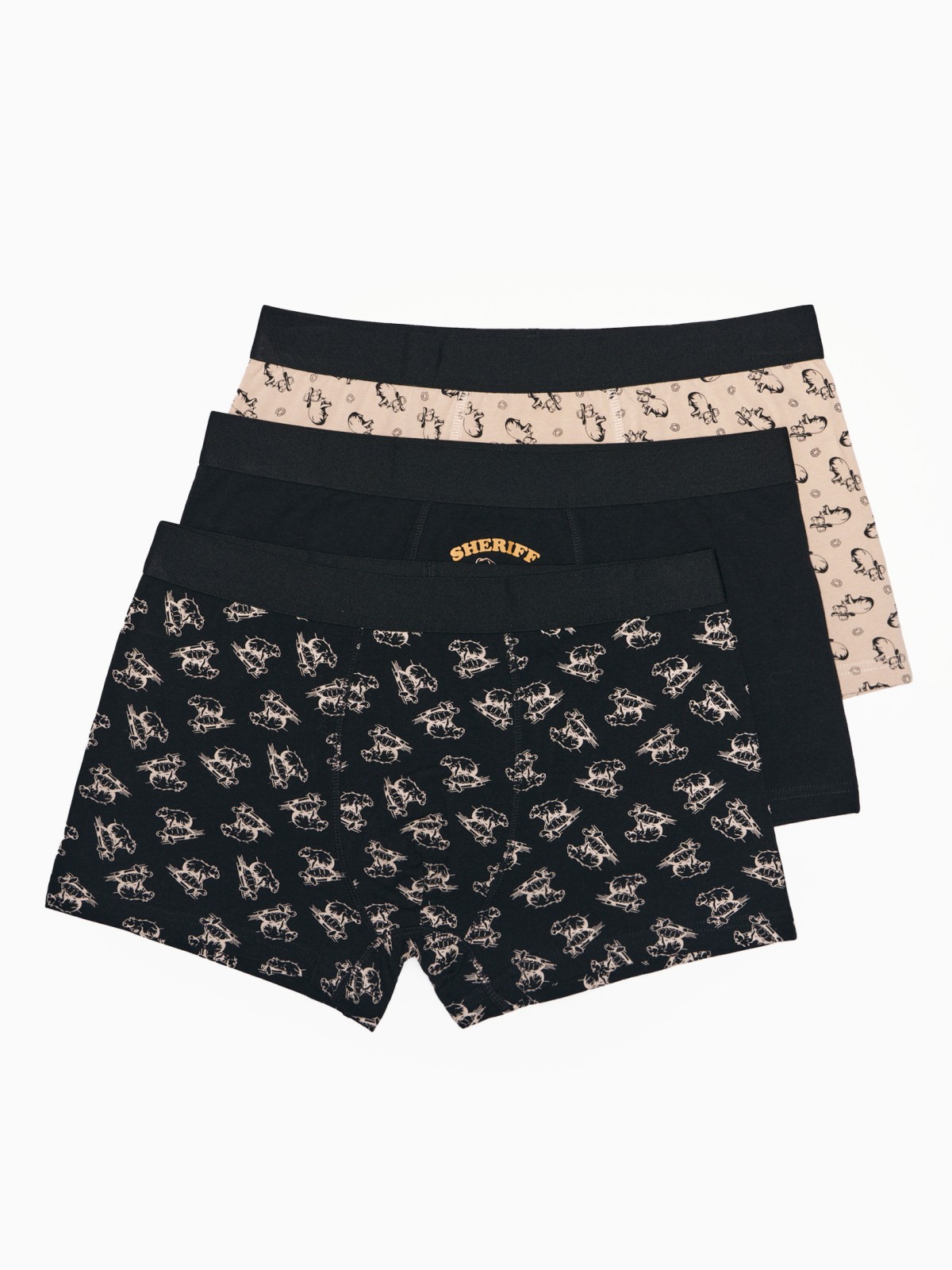 Набор трусов с принтом (3 шт. в комплекте)