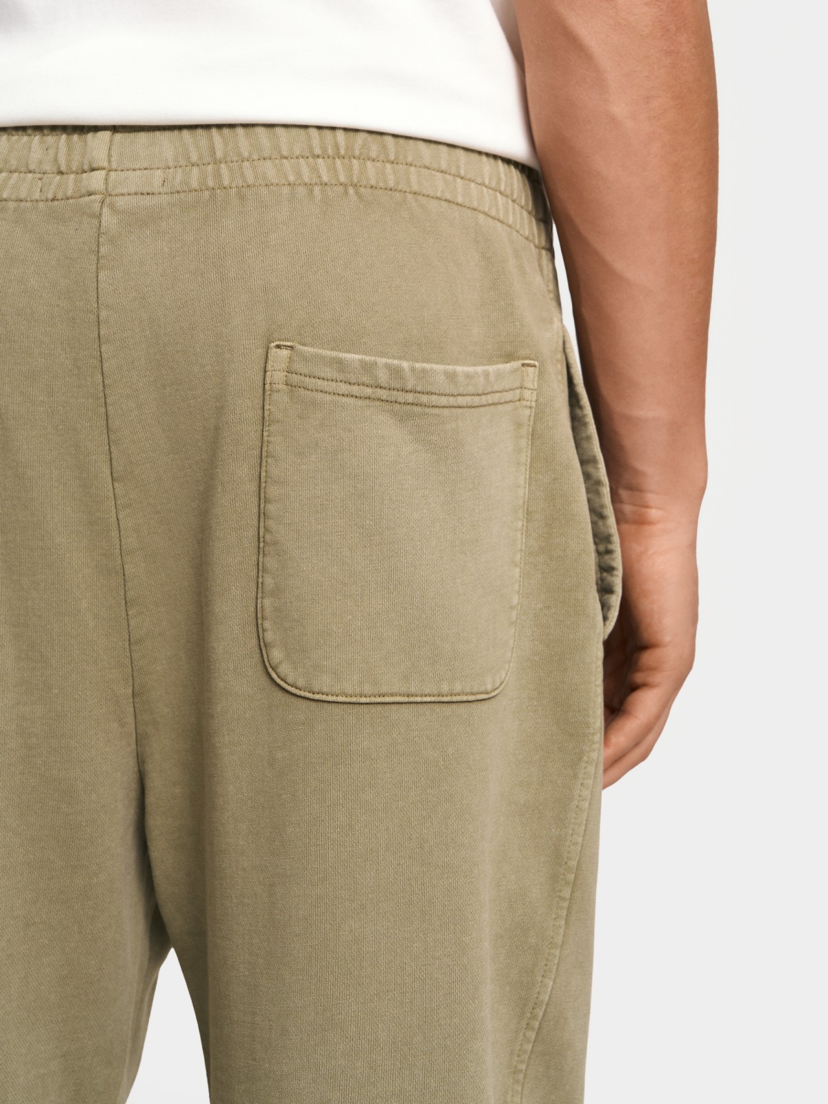 Трикотажные брюки-джоггеры из хлопка