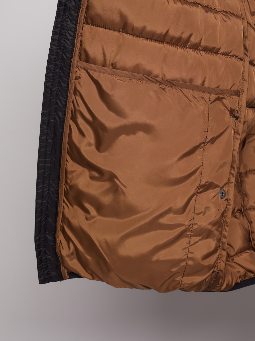 Лёгкая куртка с воротником-стойкой zolla 012335102034, цвет черный, размер S - фото 4