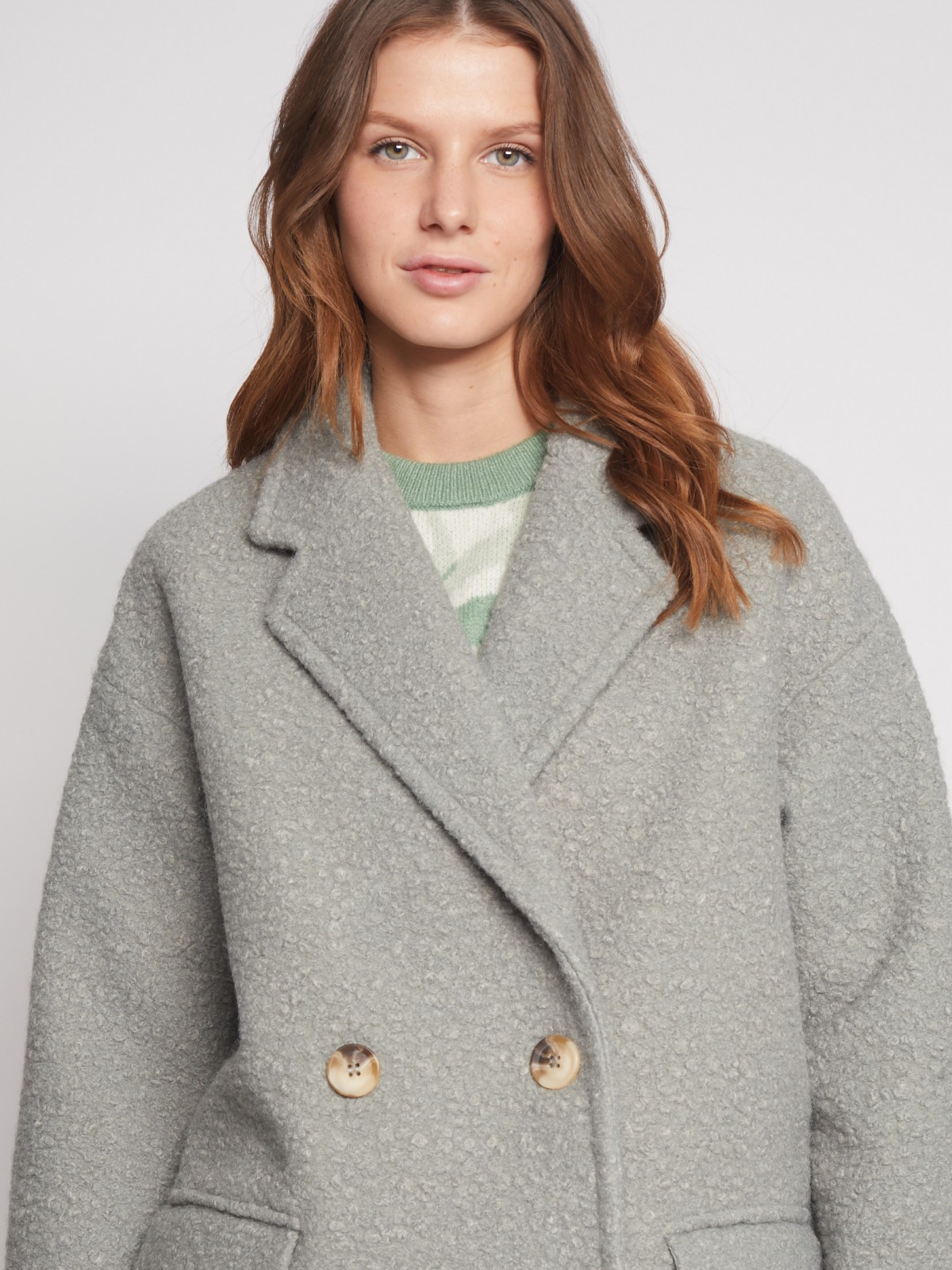 Плюшевое пальто-тедди