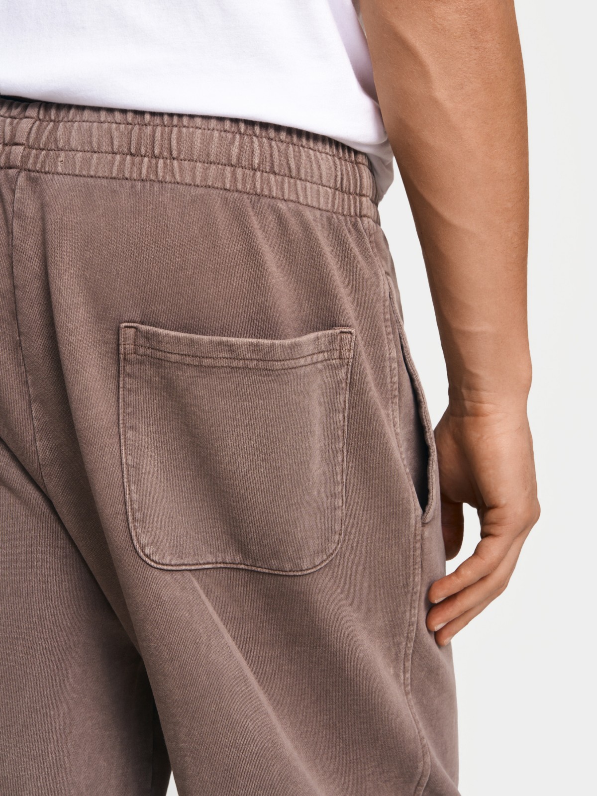 Трикотажные брюки-джоггеры из хлопка