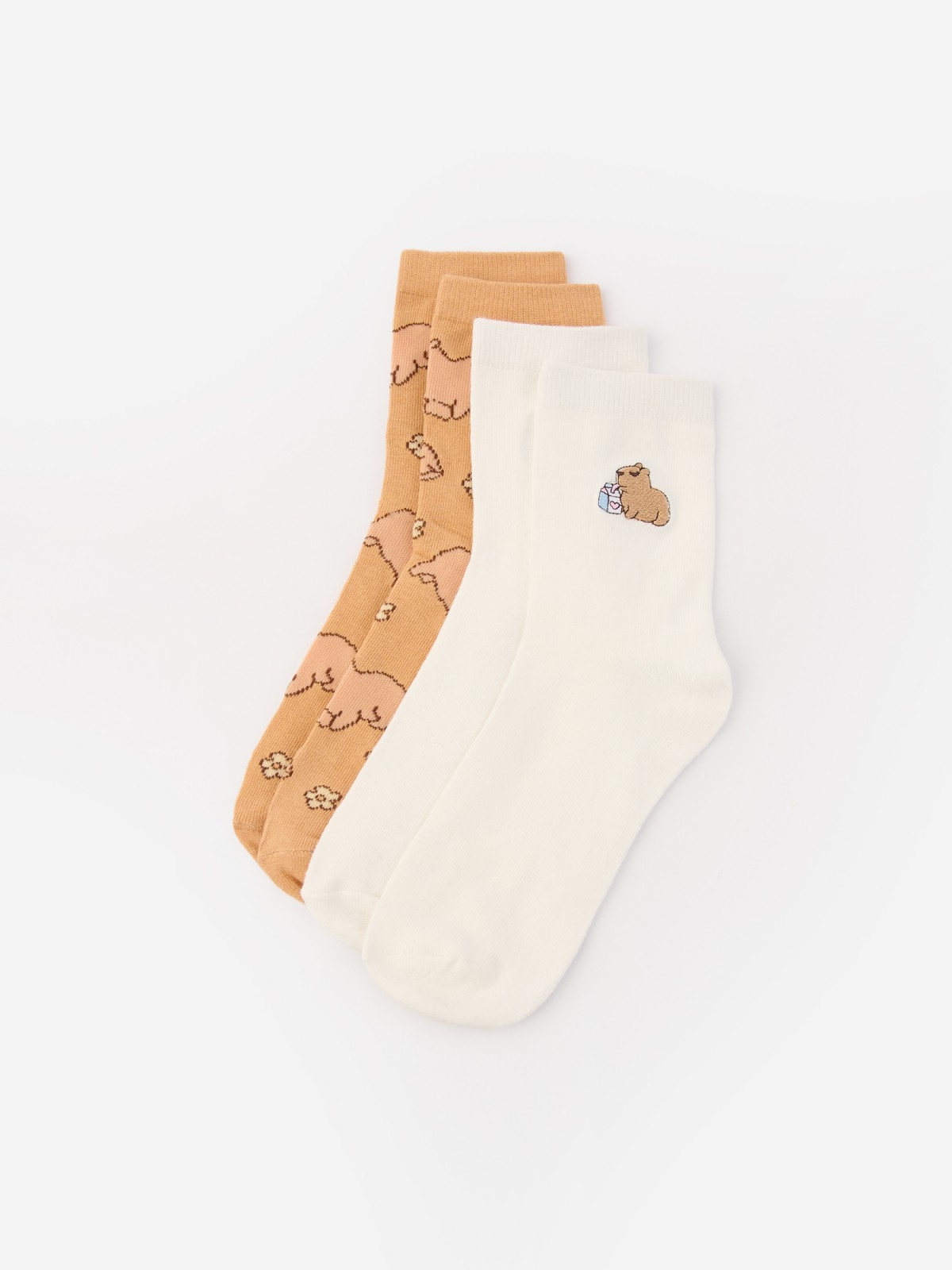 Набор носков с рисунком (2 пары в комплекте) Набор носков с рисунком (2 пары в комплекте)