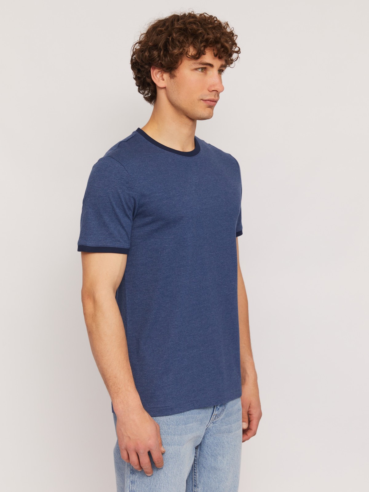 Трикотажная футболка с коротким рукавом