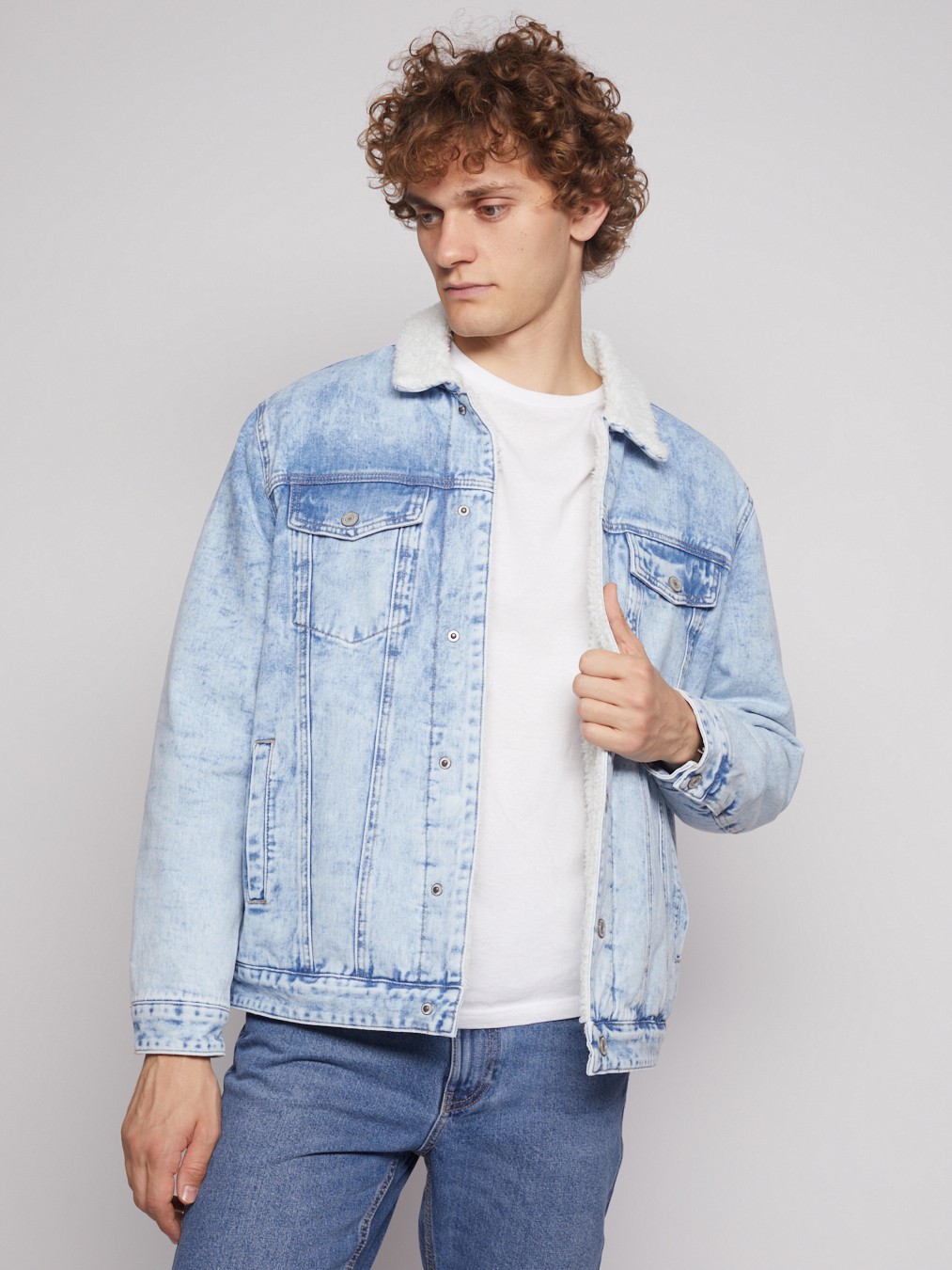 Утеплённая джинсовая куртка Утеплённая джинсовая куртка