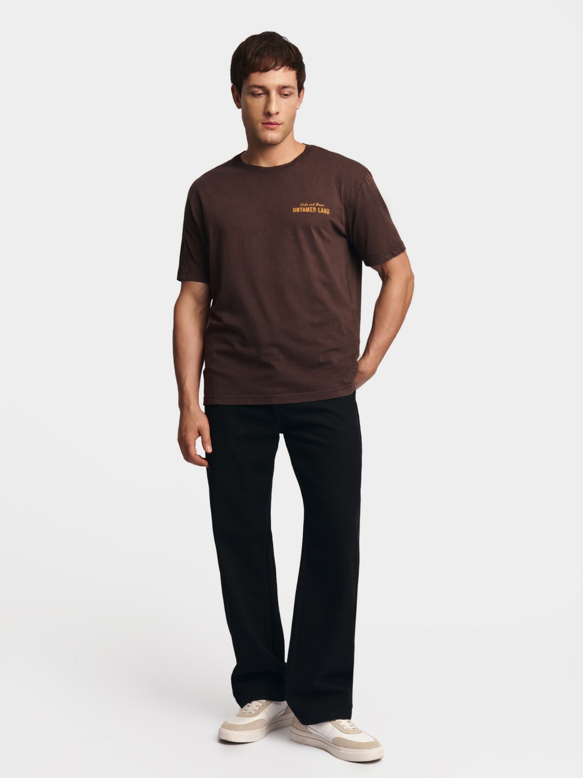 Футболка из хлопка с надписью