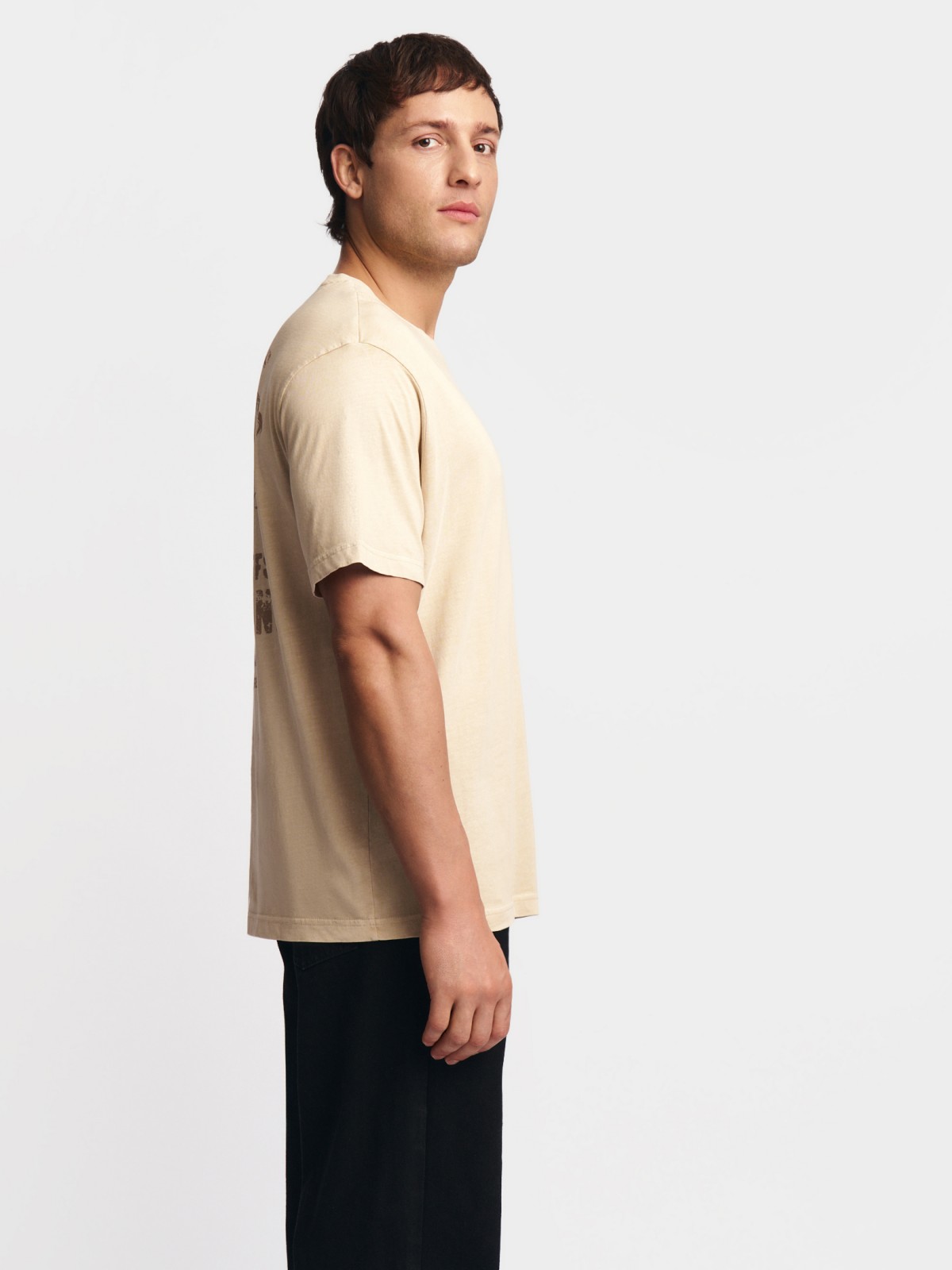 Футболка из хлопка с надписью