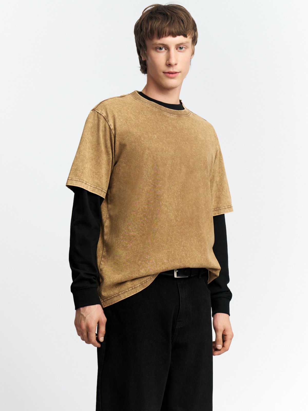 Футболка из хлопка с коротким рукавом