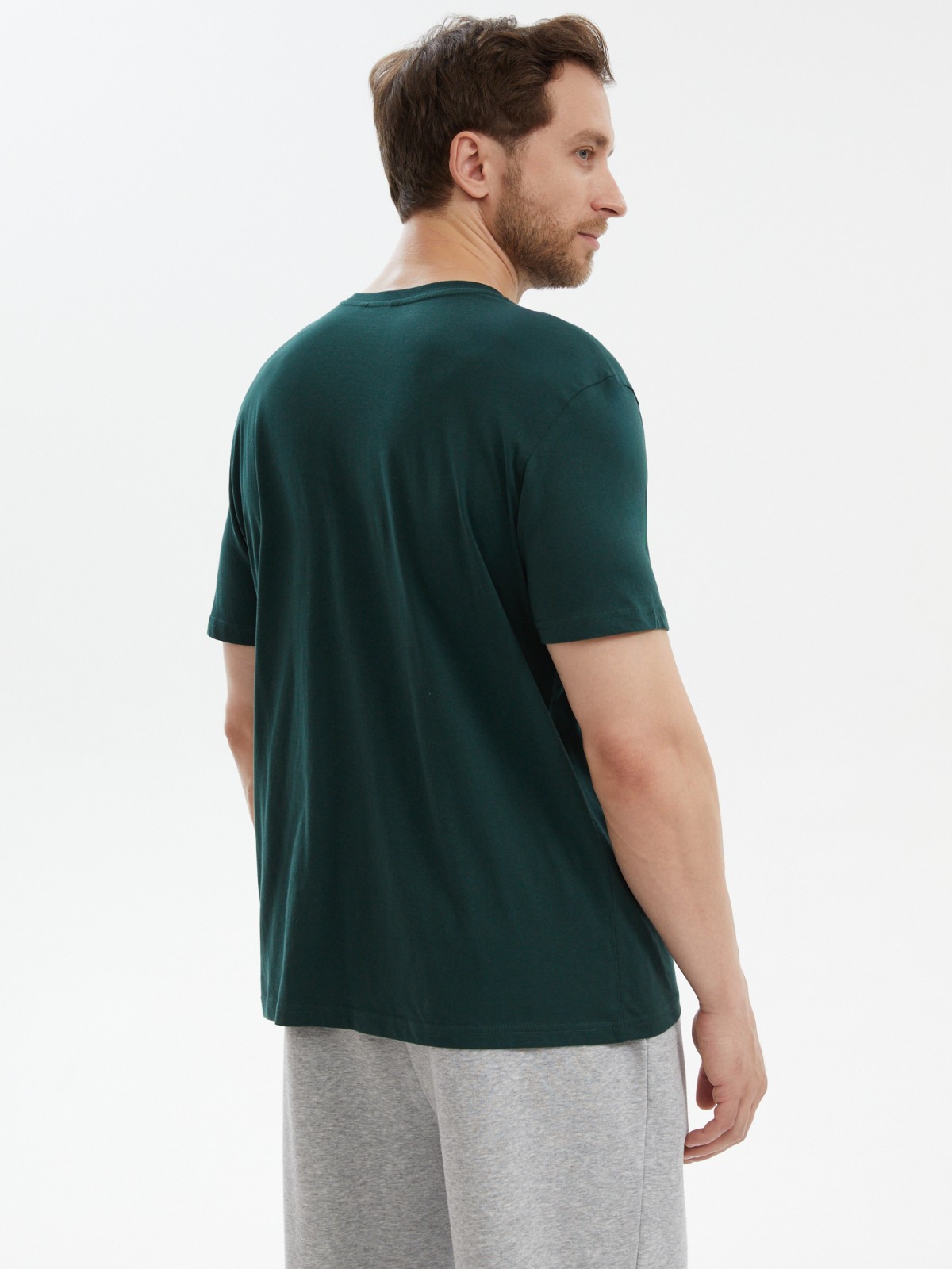 Футболка из хлопка с надписью