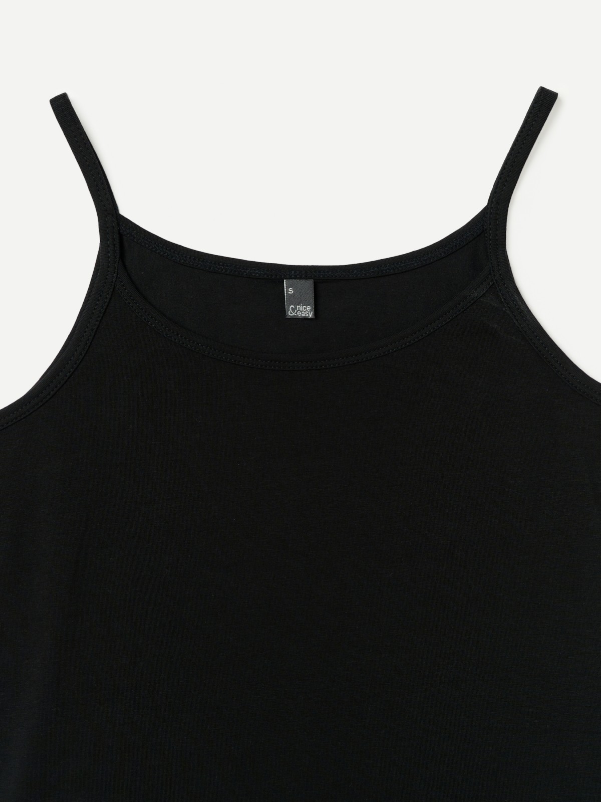 Майка-топ из хлопка на бретельках