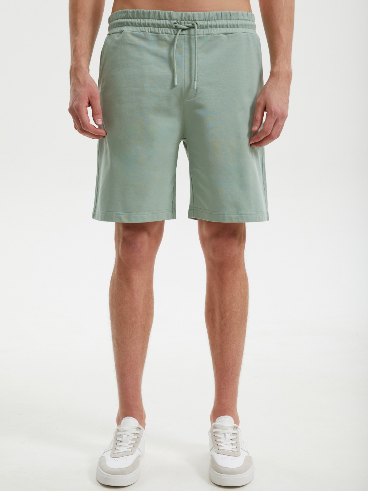 Трикотажные шорты на резинке из хлопка