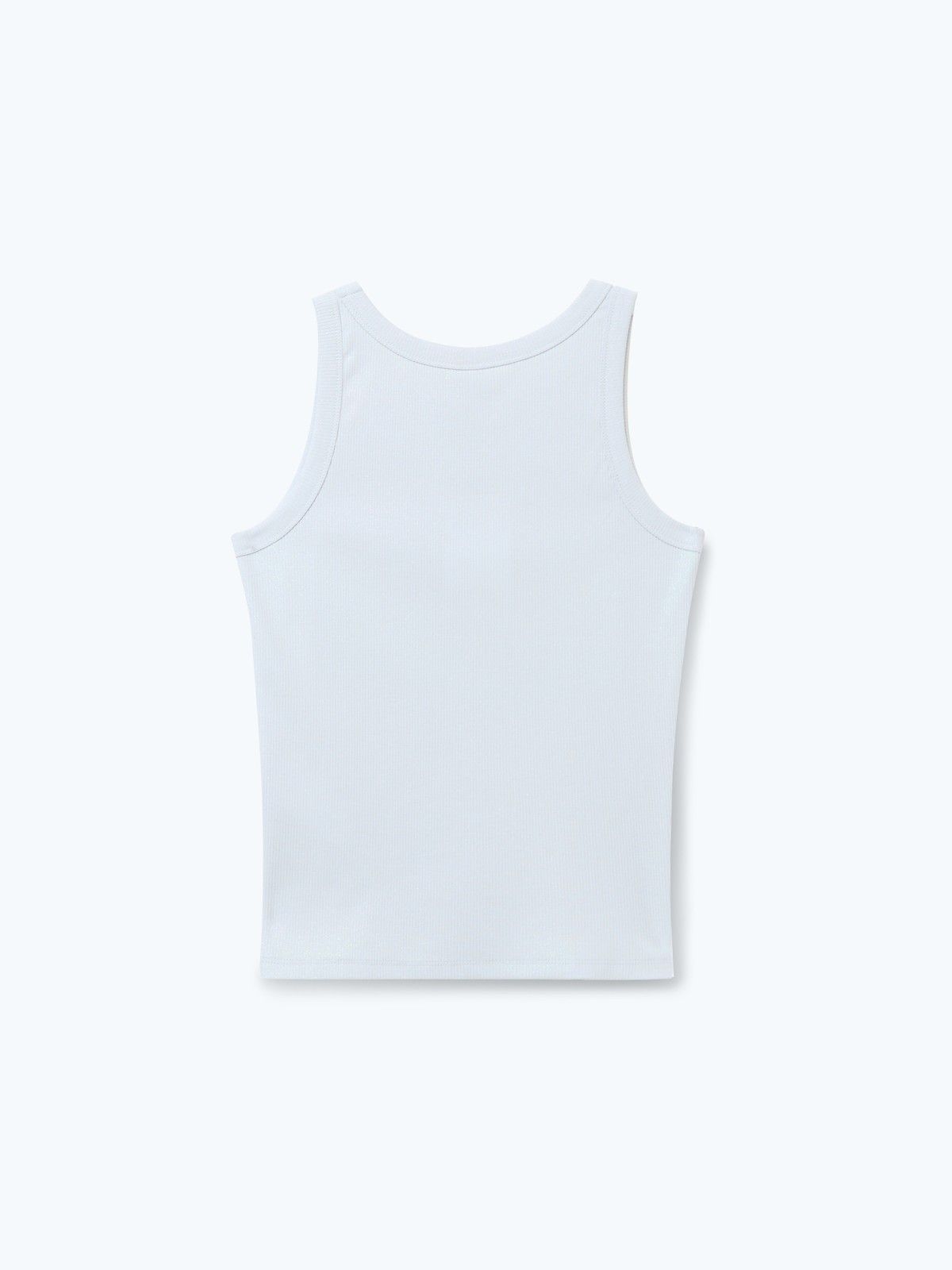 Майка-топ из хлопка с люрексом