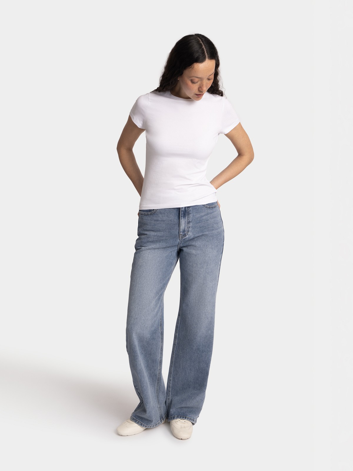 Футболка из хлопка однотонная