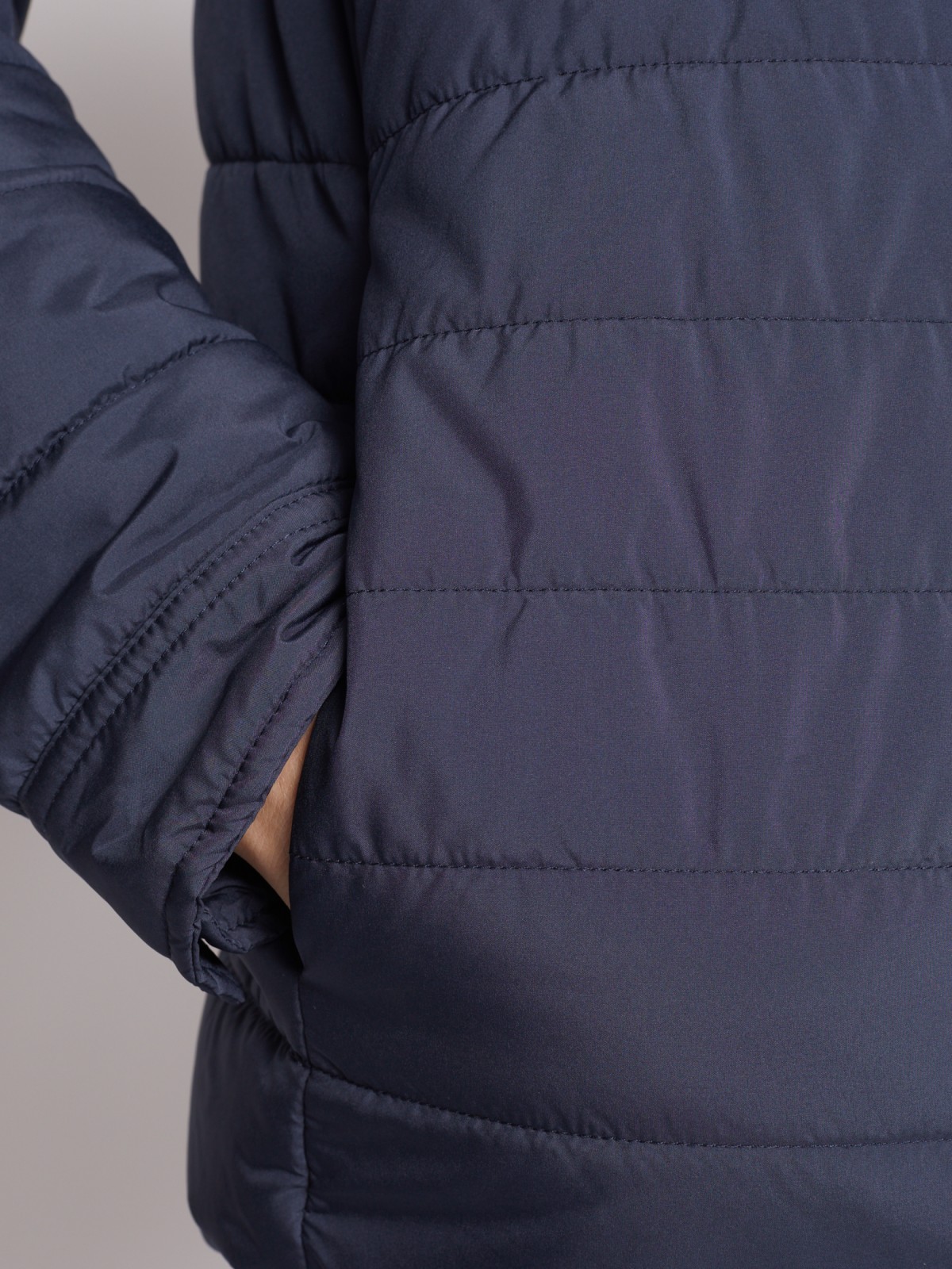 Утеплённая куртка-рубашка zolla 01233510L094, цвет синий, размер M - фото 5