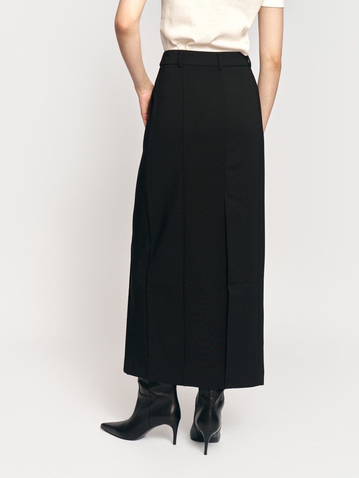 Юбка макси с разрезом