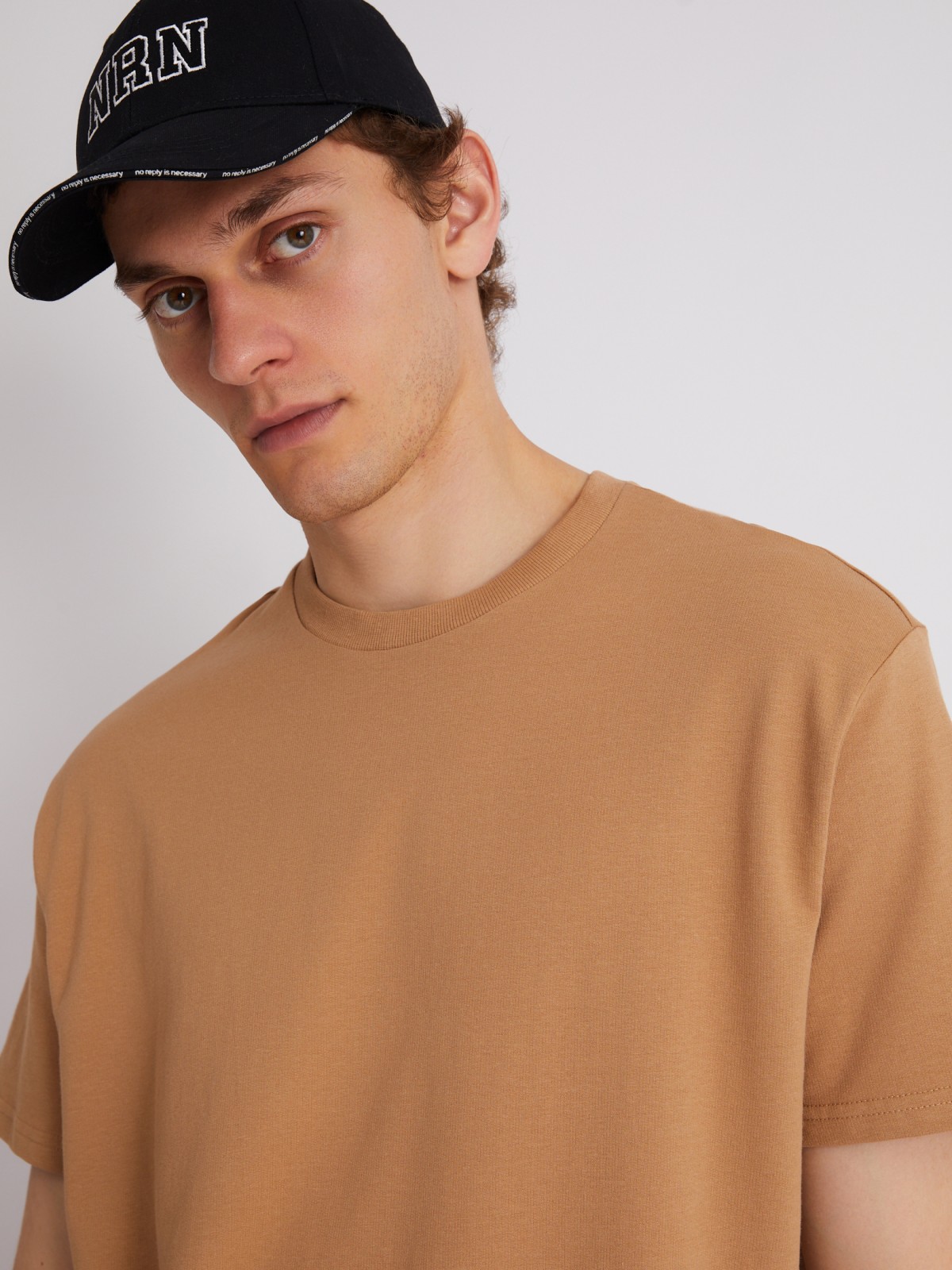 Футболка из плотного трикотажа из хлопка