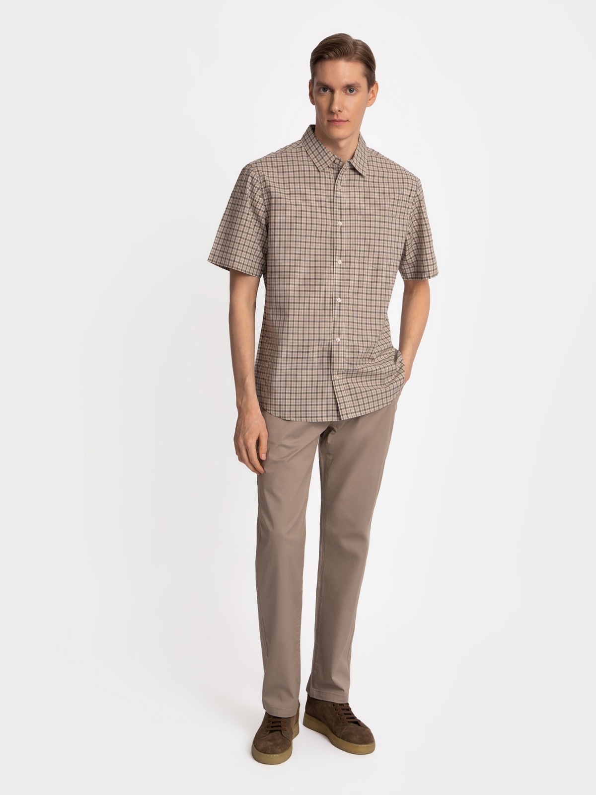 Рубашка с  короткими рукавами