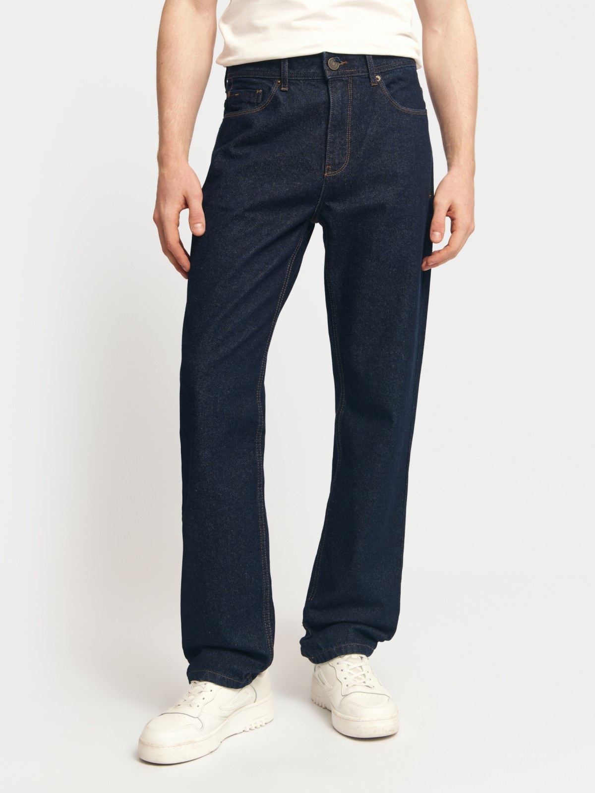 Джинсы прямого фасона Regular из хлопка