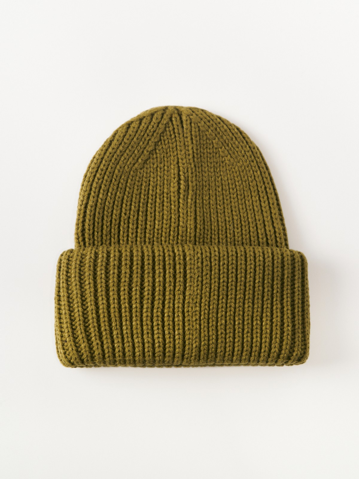 Вязаная шапка-бини