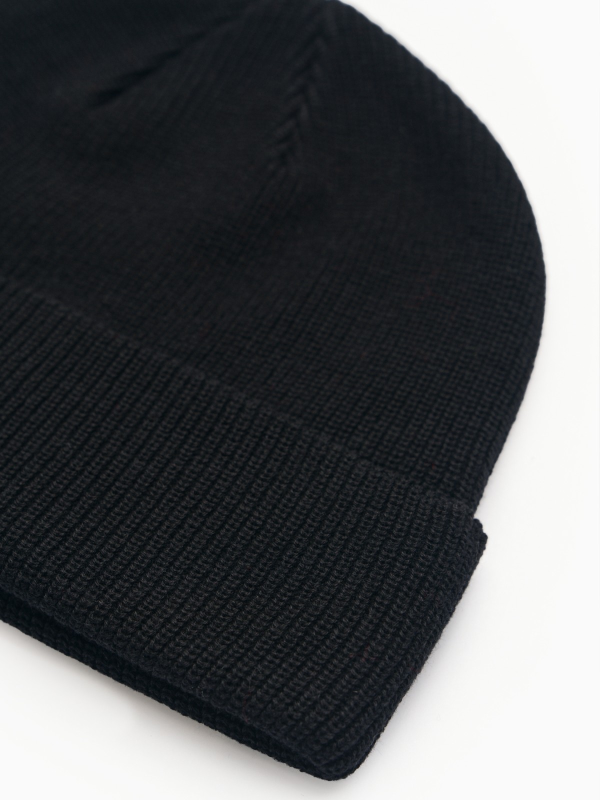 Вязаная шапка-бини из хлопка