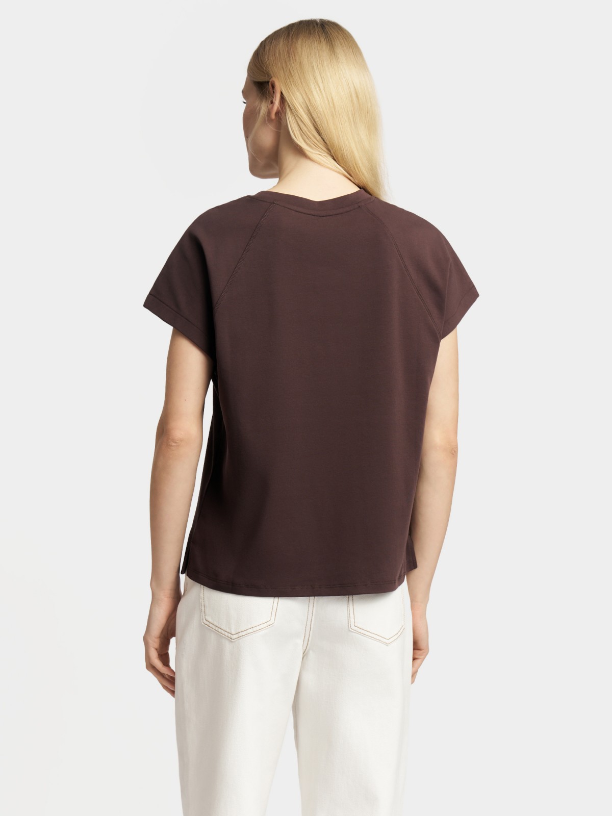 Футболка прямого силуэта из хлопка