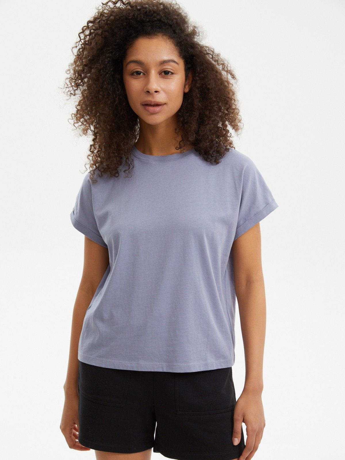 Футболка из хлопка с коротким рукавом