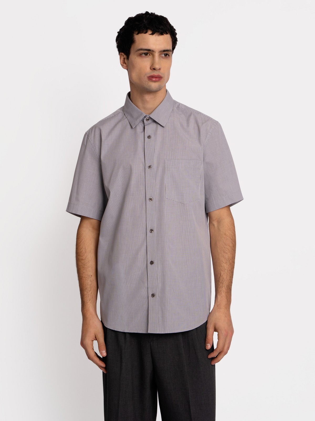 Рубашка с  короткими рукавами