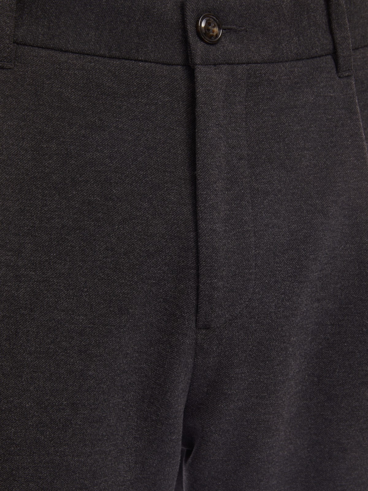 Офисные брюки силуэта Tapered zolla 014117366013, цвет темно-серый, размер 30 - фото 5