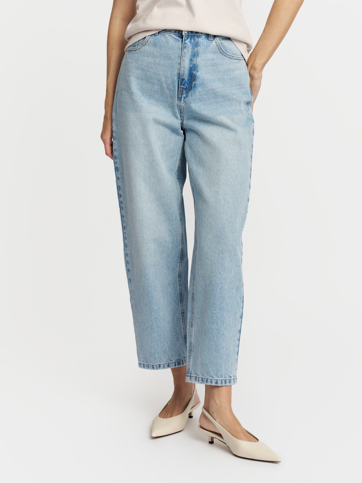 Джинсы силуэта Balloon с посадкой Loose