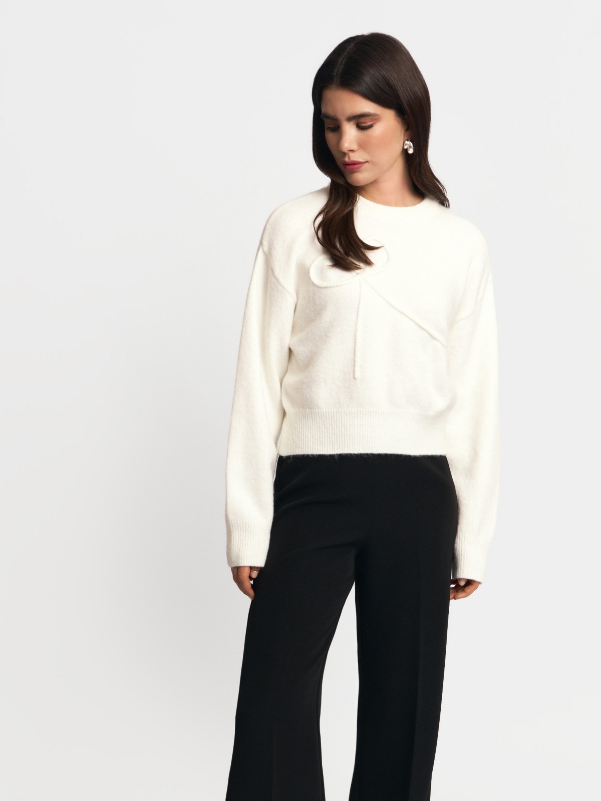 Вязаный джемпер с узором