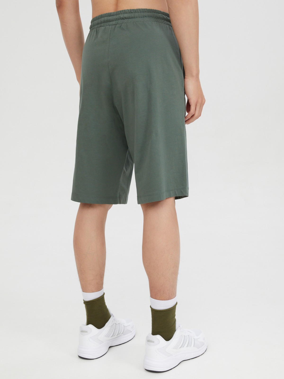 Трикотажные шорты на резинке из хлопка