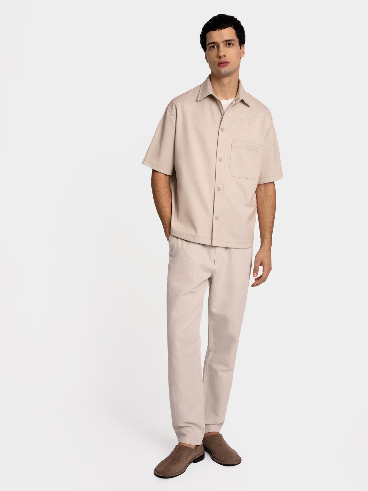 Рубашка с  короткими рукавами