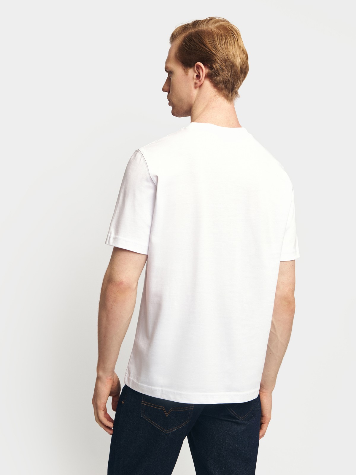 Футболка из хлопка с коротким рукавом