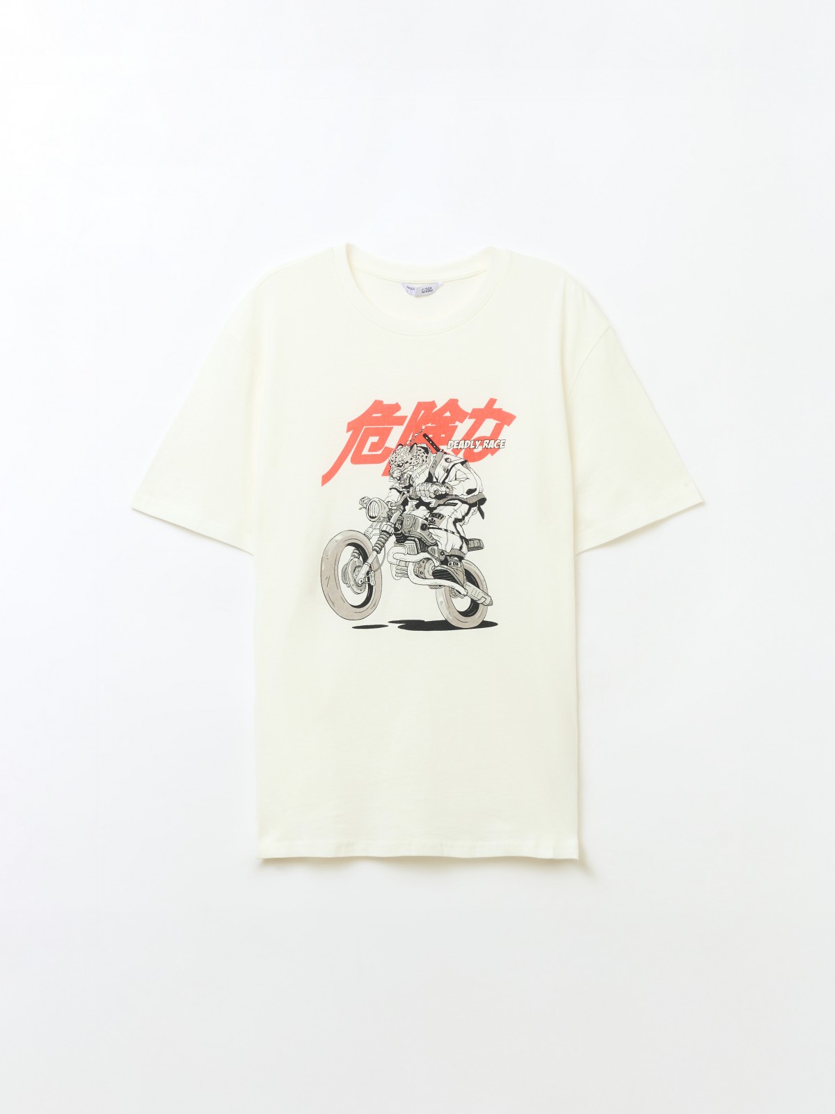 Футболка из хлопка с принтом