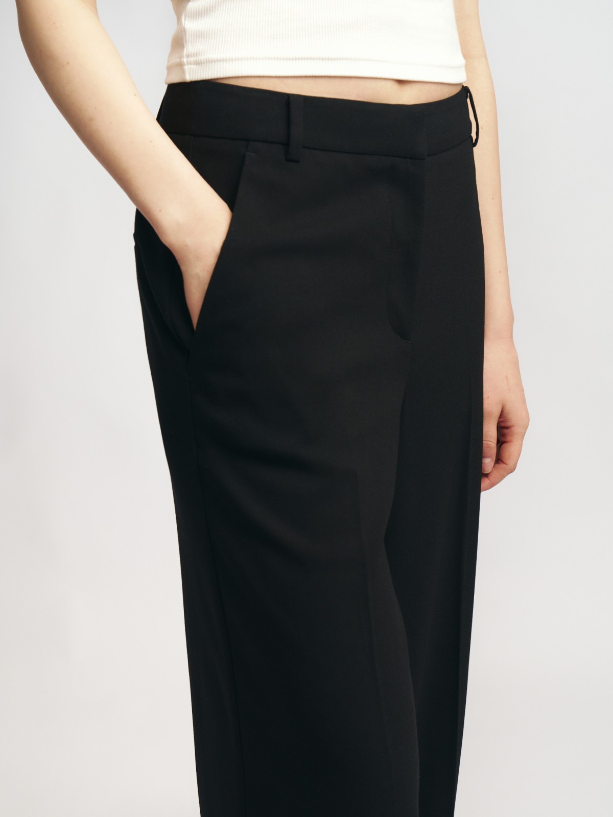 Офисные брюки Bootcut со стрелками