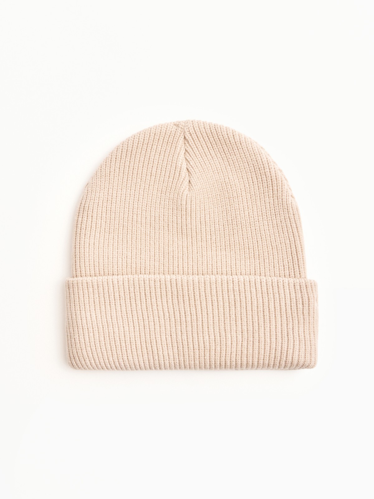 Шапка-бини с отворотом