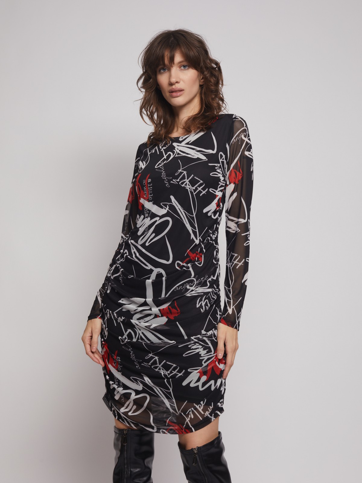 Платье со сборками Платье со сборками