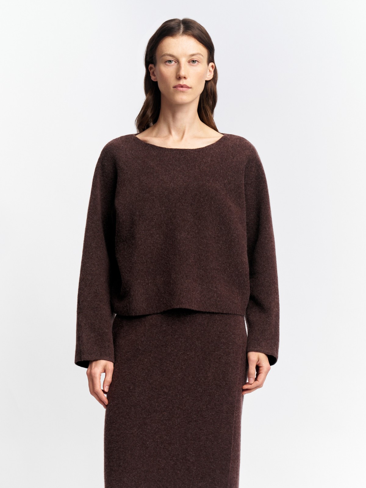 Вязаный джемпер с шерстью