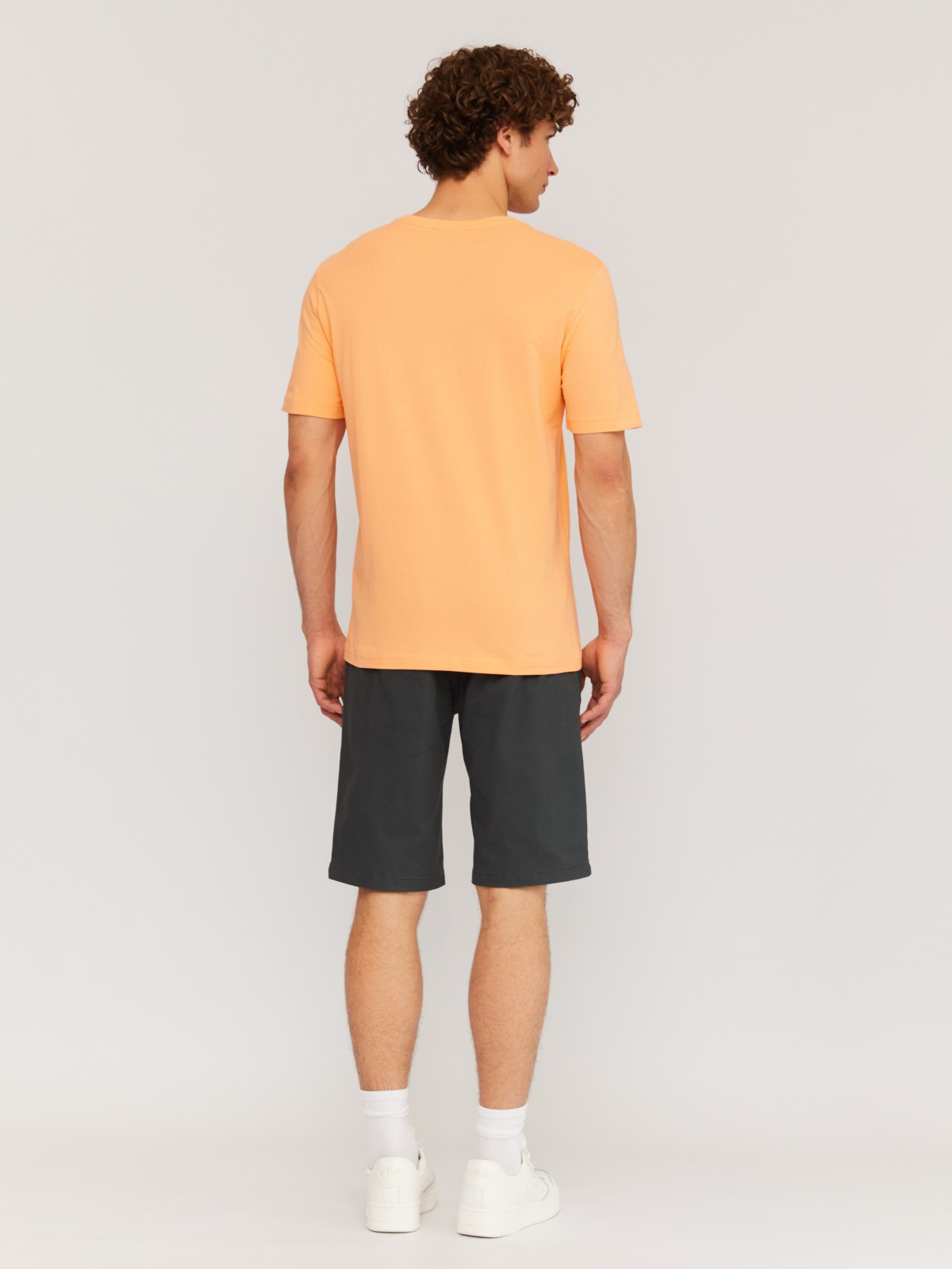 Футболка из хлопка с принтом