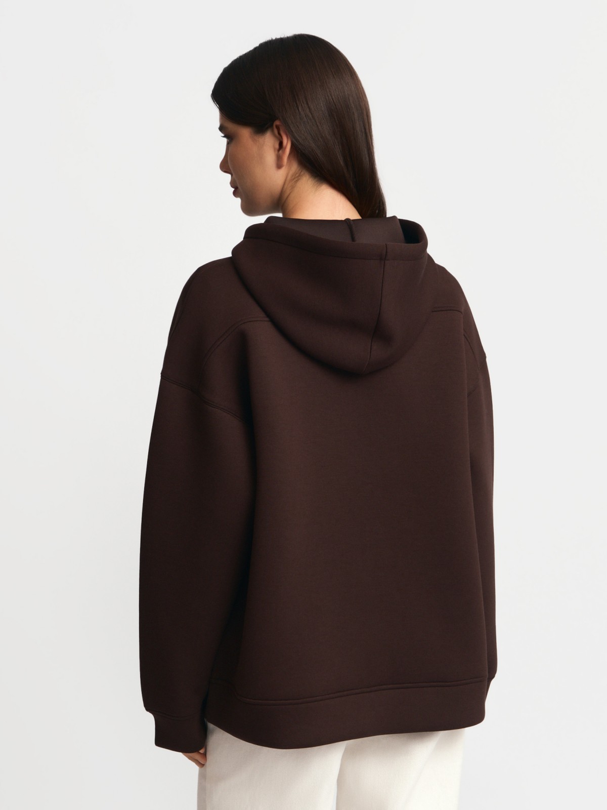 Толстовка на молнии с капюшоном