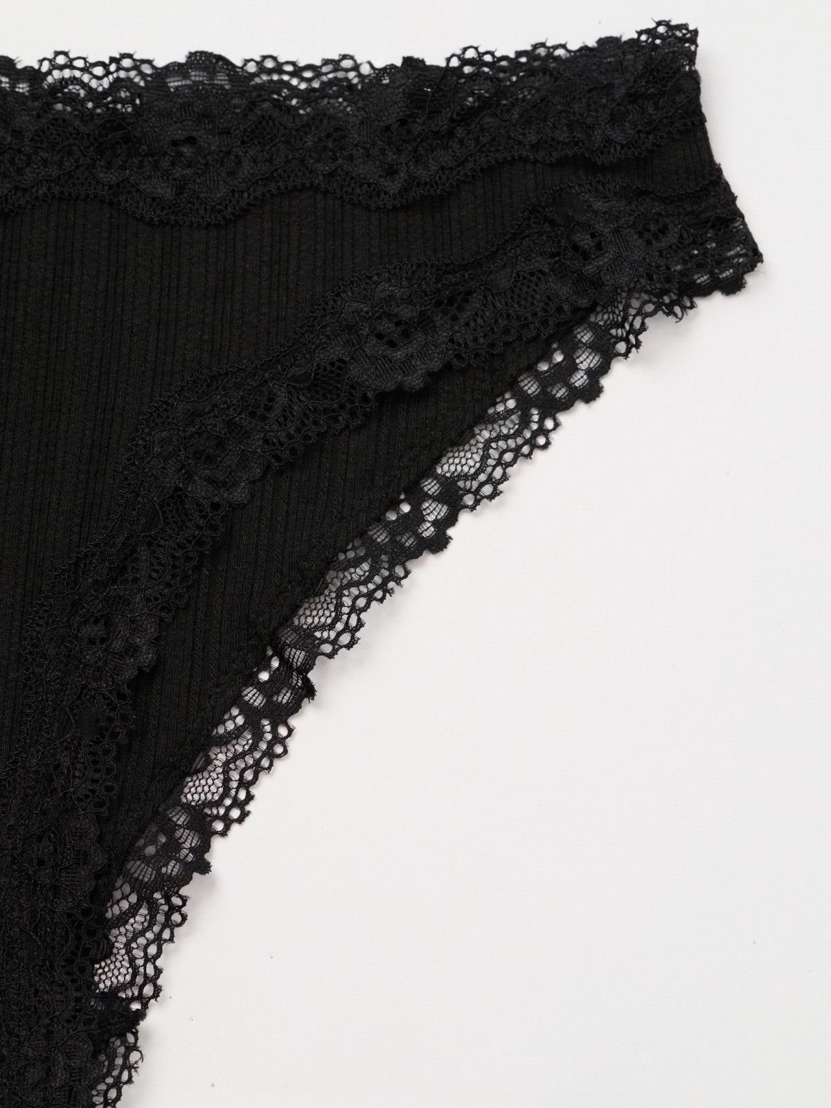 Трусы слип с кружевом